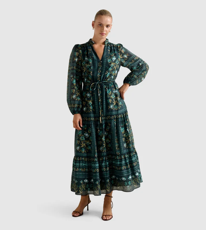 forever new Tara Printed Midi Dress